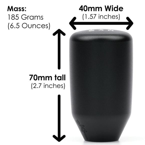 ESCO-T5 5-Speed Shift Knob in Satin Black Finish (M10x1.5)
