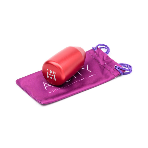 ESCO-T5 5-Speed Shift Knob in Satin Red Finish (M10x1.5)