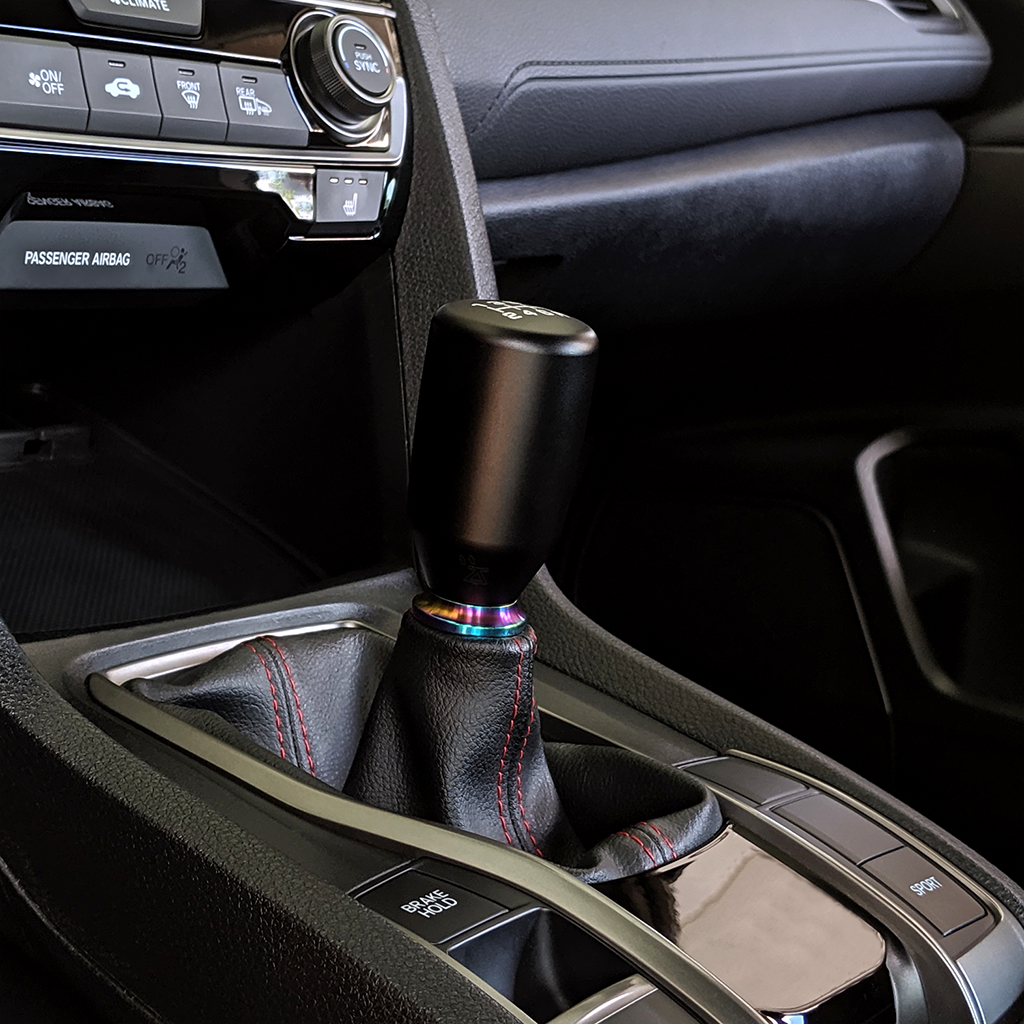 ESCO-T6 Shift Knob in Satin Black Anodized Finish