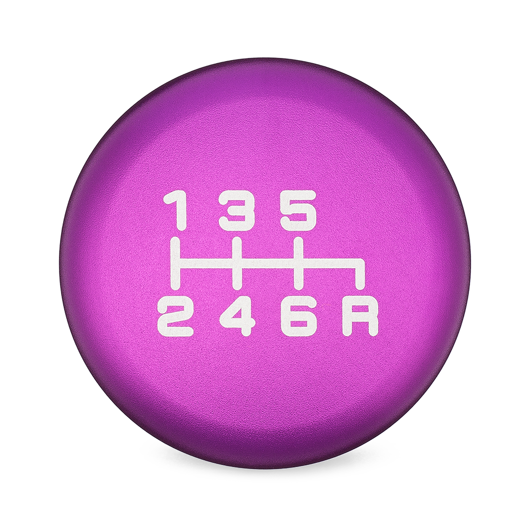 ESCO-T6 Shift Knob in Satin Purple Anodized Finish - 0