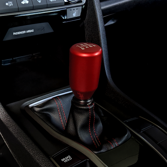 ESCO-T6 Shift Knob in Satin Red Anodized Finish