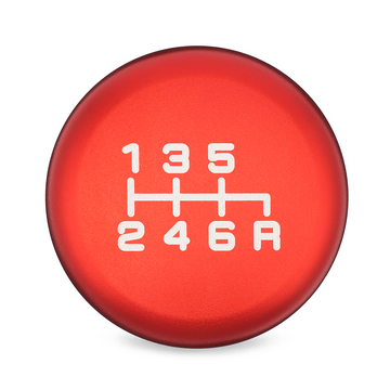 ESCO-T6 Shift Knob in Satin Red Anodized Finish - 0