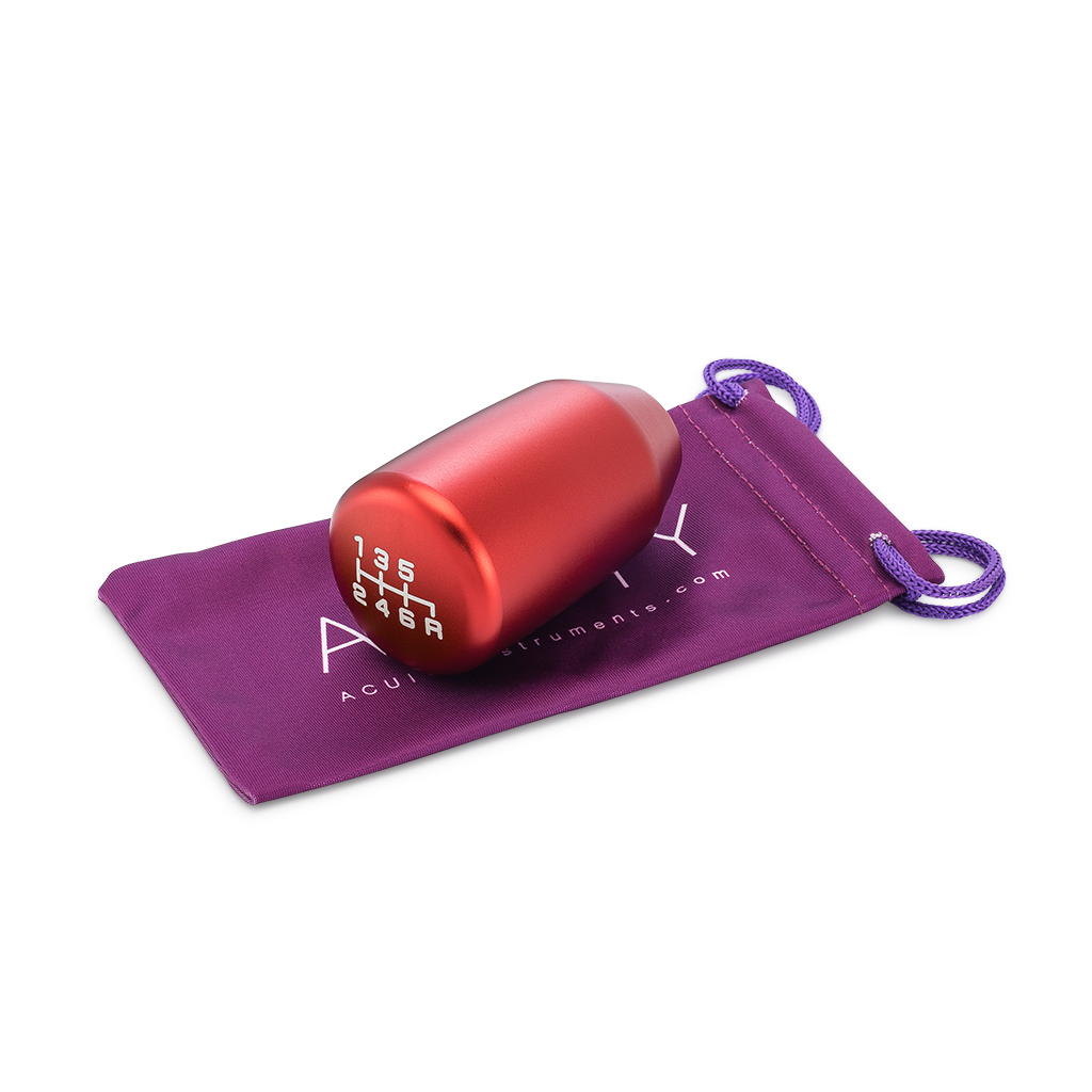 ESCO-T6 Shift Knob in Satin Red Anodized Finish