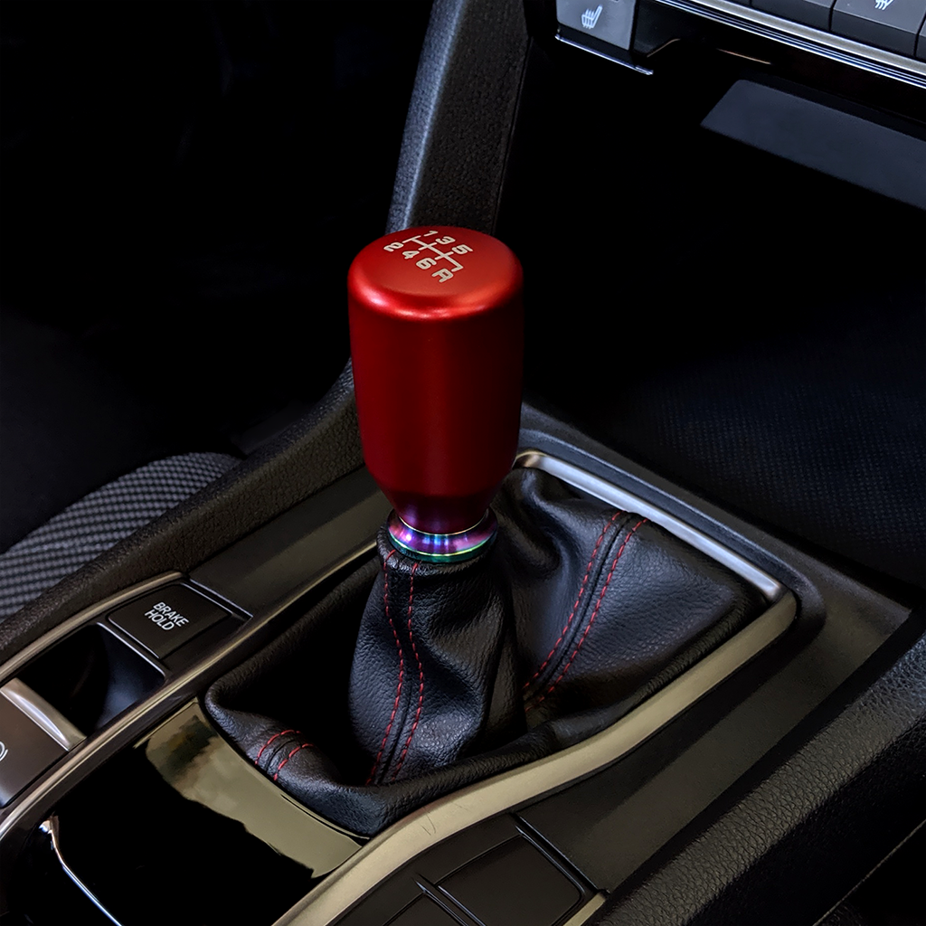 ESCO-T6 Shift Knob in Satin Red Anodized Finish