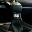 Shift Boot Collar Upgrade (Satin Red Aluminum Finish)-7