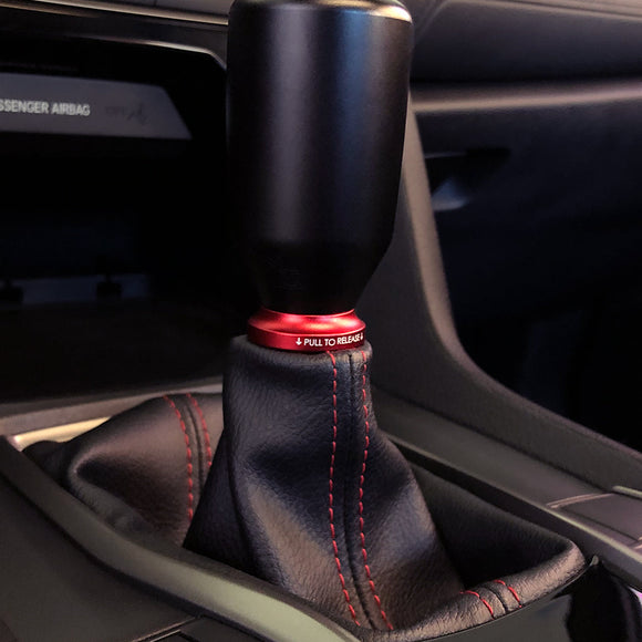 Shift Boot Collar Upgrade (Satin Red Aluminum Finish)