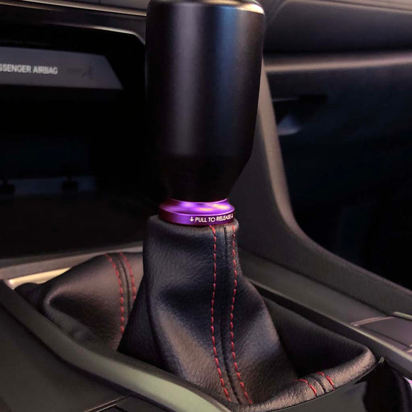 Shift Boot Collar Upgrade (Satin Purple Aluminum Finish)