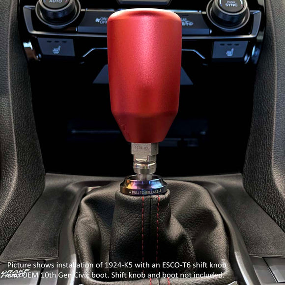 Shift Boot Collar Upgrade (Burnt Titanium Finish)