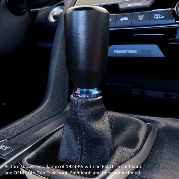 Shift Boot Collar Upgrade (Burnt Titanium Finish)