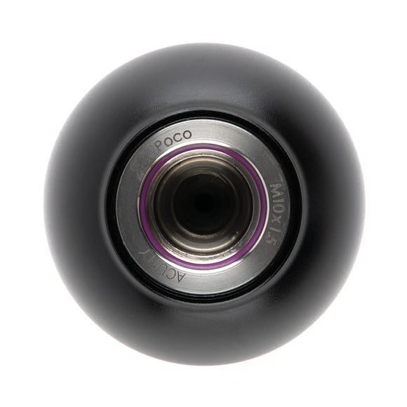 POCO Low-Profile Shift Knob in Satin Black Anodized Finish