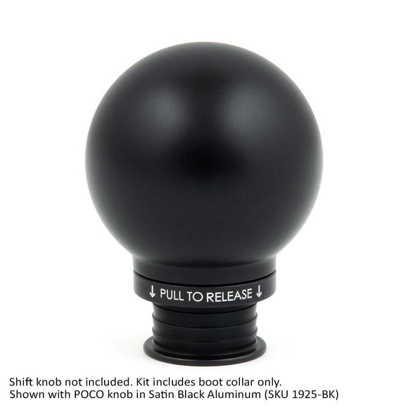Satin Black Aluminum Shift Boot Collar for POCO Shift Knobs