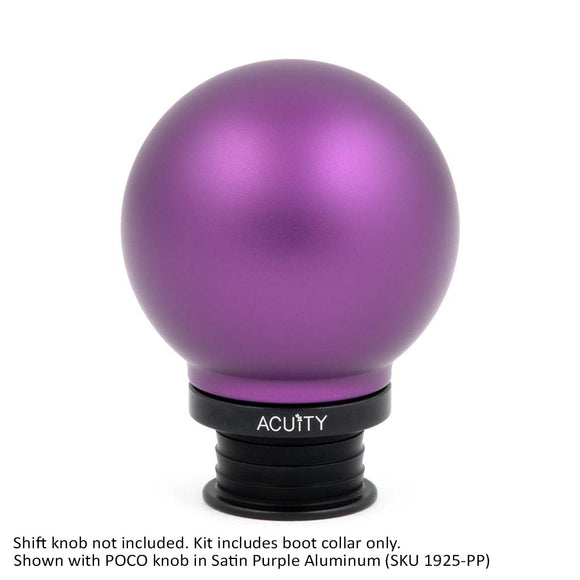 Satin Black Aluminum Shift Boot Collar for POCO Shift Knobs