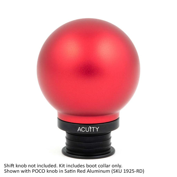 Satin Black Aluminum Shift Boot Collar for POCO Shift Knobs