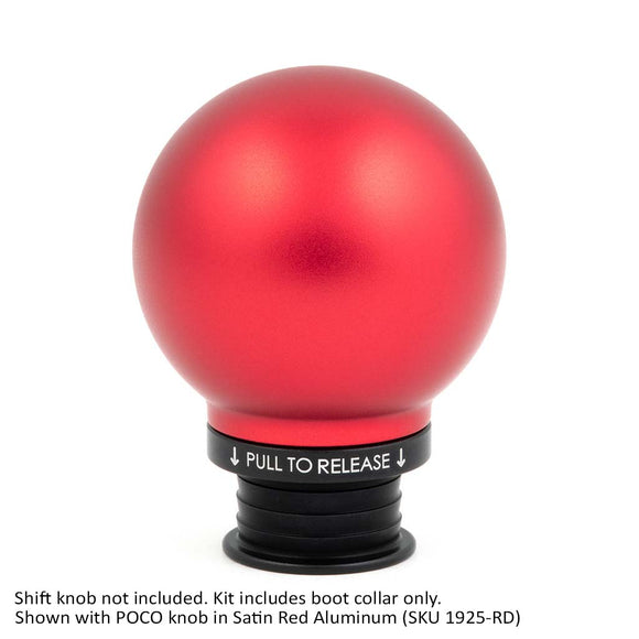 Satin Black Aluminum Shift Boot Collar for POCO Shift Knobs