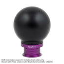 Satin Purple Aluminum Shift Boot Collar for POCO Shift Knobs-5
