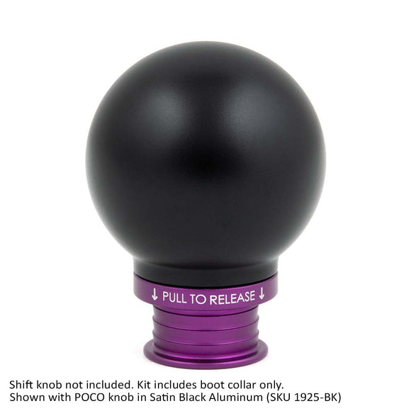 Satin Purple Aluminum Shift Boot Collar for POCO Shift Knobs