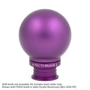 Satin Purple Aluminum Shift Boot Collar for POCO Shift Knobs-15