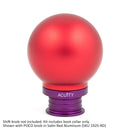 Satin Purple Aluminum Shift Boot Collar for POCO Shift Knobs-7