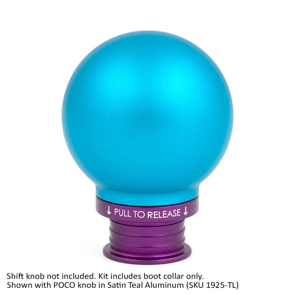 Satin Purple Aluminum Shift Boot Collar for POCO Shift Knobs