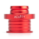 Satin Red Aluminum Shift Boot Collar for POCO Shift Knobs-4