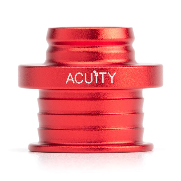 Satin Red Aluminum Shift Boot Collar for POCO Shift Knobs