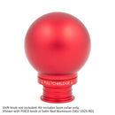 Satin Red Aluminum Shift Boot Collar for POCO Shift Knobs-15