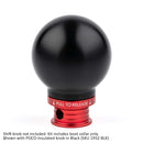 Satin Red Aluminum Shift Boot Collar for POCO Shift Knobs-17