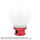 Satin Red Aluminum Shift Boot Collar for POCO Shift Knobs-10