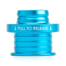 Satin Teal Aluminum Shift Boot Collar for POCO Shift Knobs-2