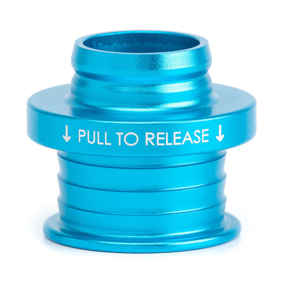 Satin Teal Aluminum Shift Boot Collar for POCO Shift Knobs