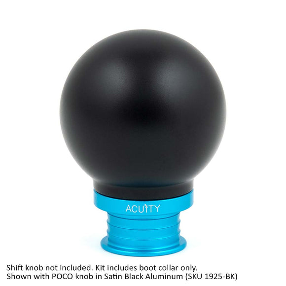 Satin Teal Aluminum Shift Boot Collar for POCO Shift Knobs