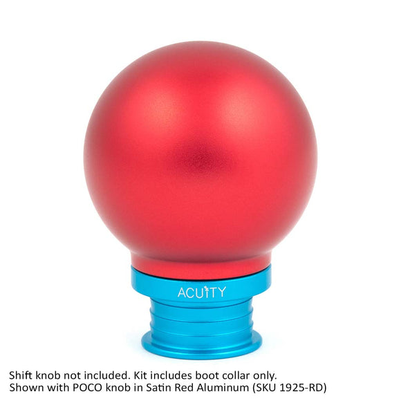 Satin Teal Aluminum Shift Boot Collar for POCO Shift Knobs