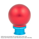 Satin Teal Aluminum Shift Boot Collar for POCO Shift Knobs-15