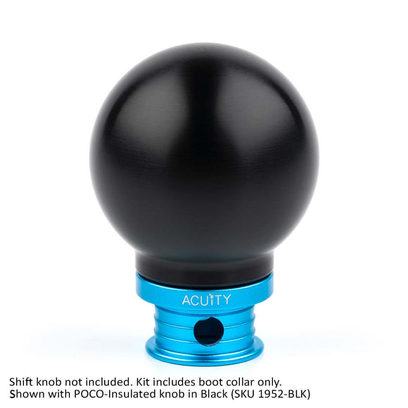 Satin Teal Aluminum Shift Boot Collar for POCO Shift Knobs