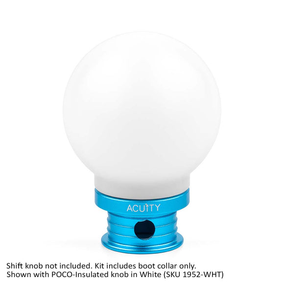 Satin Teal Aluminum Shift Boot Collar for POCO Shift Knobs