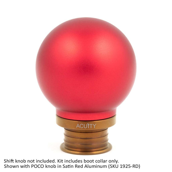 Burnt Gold Titanium Shift Boot Collar for POCO Shift Knobs