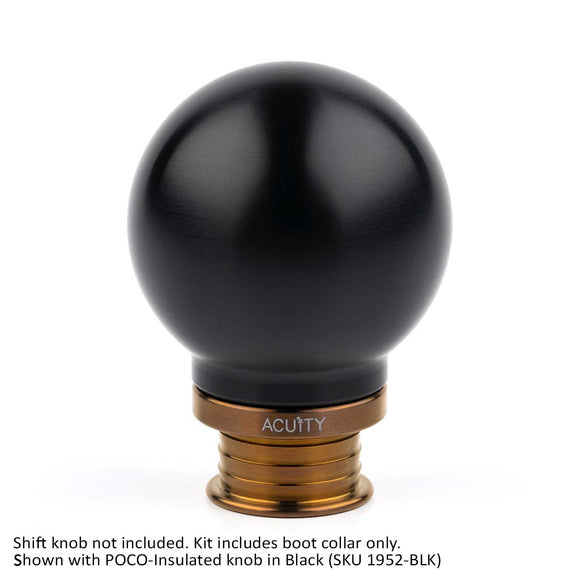 Burnt Gold Titanium Shift Boot Collar for POCO Shift Knobs