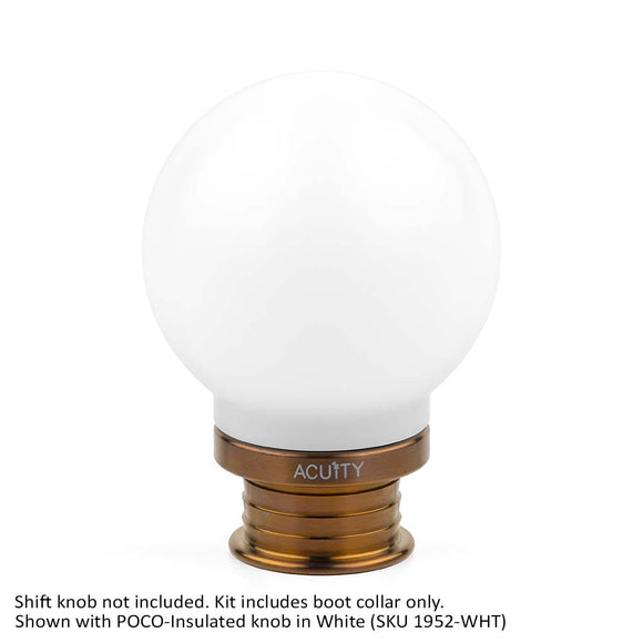 Burnt Gold Titanium Shift Boot Collar for POCO Shift Knobs