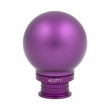 POCO Low-Profile Shift Knob in Satin Purple Anodized Finish - 0
