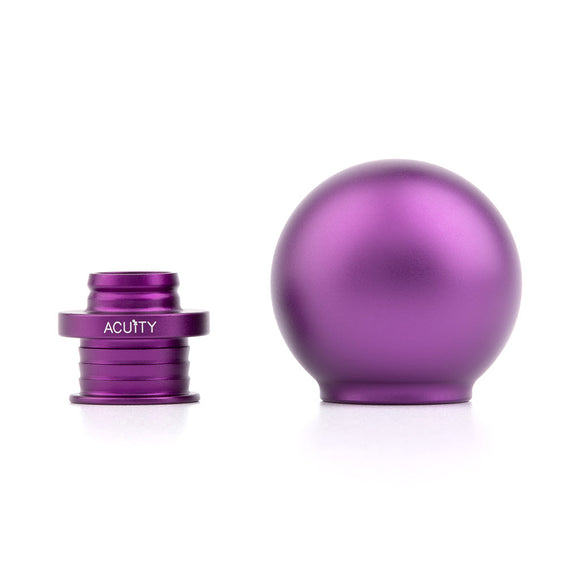 POCO Low-Profile Shift Knob in Satin Purple Anodized Finish