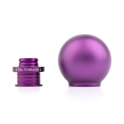 POCO Low-Profile Shift Knob in Satin Purple Anodized Finish
