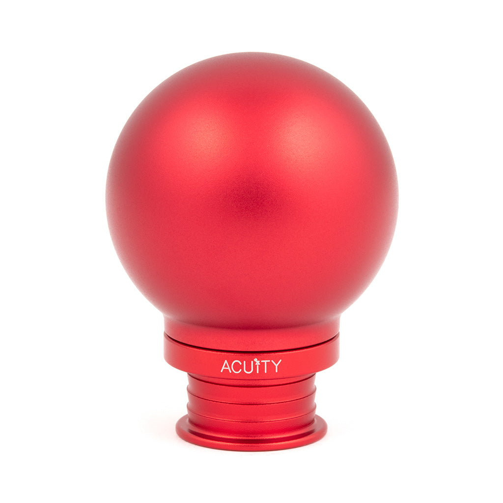 POCO Low-Profile Shift Knob in Satin Red Anodized Finish - 0