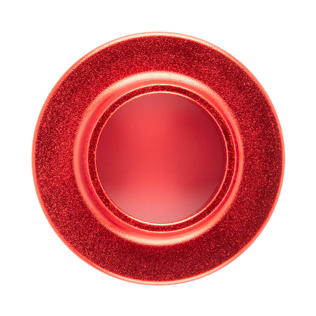 POCO Low-Profile Shift Knob in Satin Red Anodized Finish
