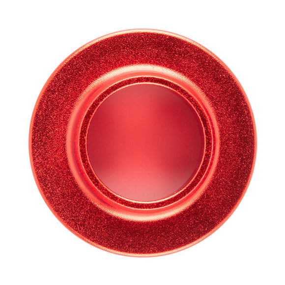 POCO Low-Profile Shift Knob in Satin Red Anodized Finish