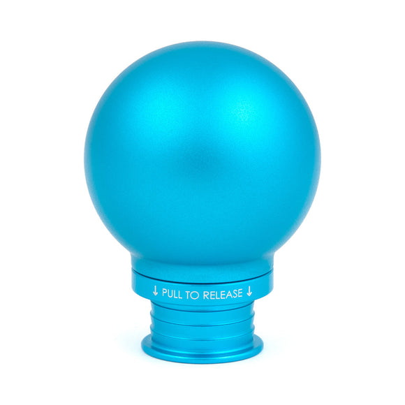 POCO Low-Profile Shift Knob in Satin Teal Anodized Finish