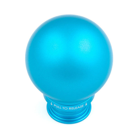 POCO Low-Profile Shift Knob in Satin Teal Anodized Finish
