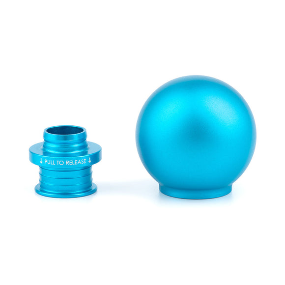 POCO Low-Profile Shift Knob in Satin Teal Anodized Finish