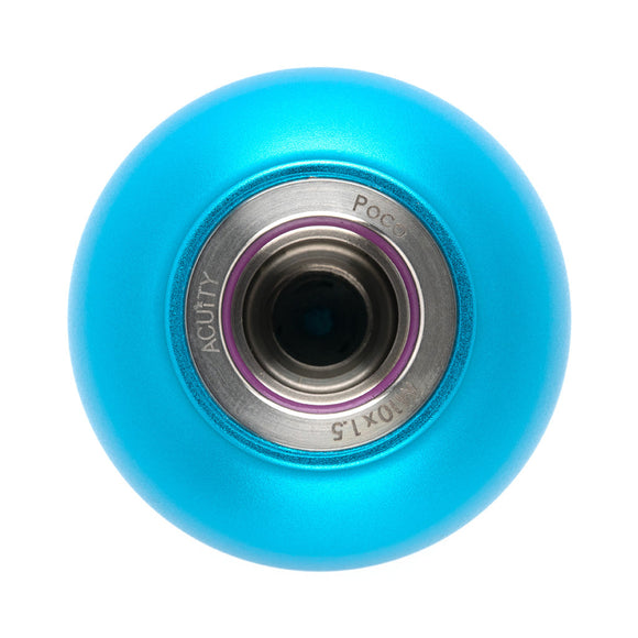 POCO Low-Profile Shift Knob in Satin Teal Anodized Finish