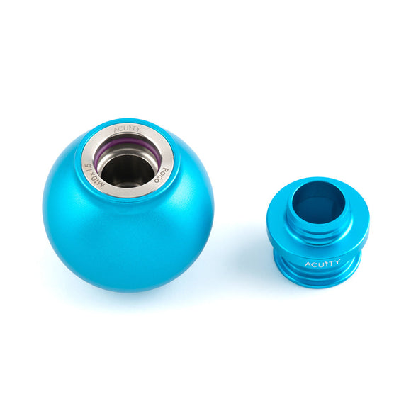 POCO Low-Profile Shift Knob in Satin Teal Anodized Finish