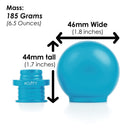 POCO Low-Profile Shift Knob in Satin Teal Anodized Finish-4